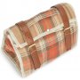 Autumn Red Tartan Cooler Pouch Bag