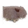 Gardeco Rosie the Light Pink Highland Cow Footstool