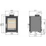 Hunter Isca 4 Woodburning Stove !!<<span style='color: #ff0000;'>>!!!!<<strong>>!! **SHOWROOM ONLY**!!<</strong>>!!!!<</span>>!!