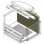 Jetmaster 18i Inset Rear Brick - 335mm x 230mm