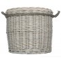 Devon Grey Wash Round Basket