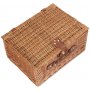 2 Person Blue Tweed Hamper