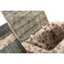 Set of 2 Square Laundry Basket With Garden Rose Lining 