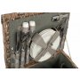 4 Person Grey Tweed Hamper