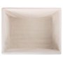Jumbo Antique Wash Storage Basket With White Lining