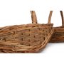 Set of 2 Unpeeled Willow Garden Trug 