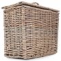 Rectangular Toilet Tidy Lidded Basket