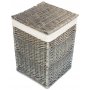 Small Square Laundry Basket With White Lining