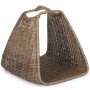 Westmorland Stylish Antique Wash Willow Log Basket Cradle
