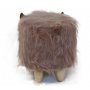 Gardeco Rosie the Light Pink Highland Cow Footstool