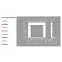 58" Aversa Fireplace in Kallos Marble