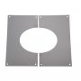 5" Stainless Steel Rosette 15-30 degree Trim Plate