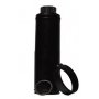 6" Black Adjustable Straight Flue Pipe (300-450mm)