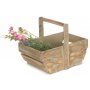 Large Oak Effect Wooden Trug