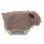 Gardeco Rosie the Light Pink Highland Cow Footstool