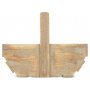 Medium Oak Effect Wooden Trug