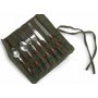 2 Person Green Tweed Double Lidded Hamper