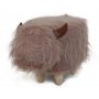 Gardeco Rosie the Light Pink Highland Cow Footstool