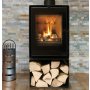 Pevex Serenity 40 CURVE Free Standing ED Convector Multifuel Stove - 4.5kw