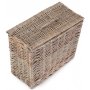 Rectangular Toilet Tidy Lidded Basket