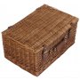 6 Person Green Tweed Classic Picnic Hamper