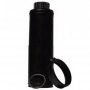 6" Black Adjustable Straight Flue Pipe (510-890mm)