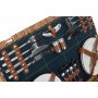 4 Person Blue Tweed Hamper