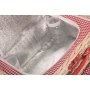 Red & White Gingham 2 Person Fitted Hamper