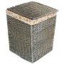 Large Square Laundry Basket With Garden Rose Lining