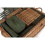 Rope Handled Green Tweed 6 Person Hamper