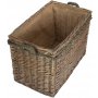 Wiltshire Medium Rectangular Rope Handled Log Basket 