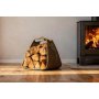Westmorland Stylish Antique Wash Willow Log Basket Cradle