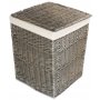 Large Square Laundry Basket With White Lining