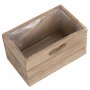 Oak Effect Planter With Plastic Lining