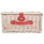 Red & White Gingham 2 Person Fitted Hamper