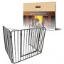 Heritage Child Stove Guard with Gate in Black