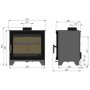 Hunter Isca 7 Woodburning Stove  !!<<span style='color: #ff0000;'>>!!!!<<strong>>!!**SHOWROOM ONLY**!!<</strong>>!!!!<</span>>!!