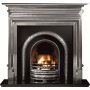 Lytton Fireplace in Highlighted complete with Cast Back