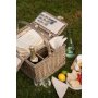 Antique Wash Lidded 4 Person Hamper