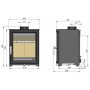 Hunter Isca 5 Woodburning Stove  !!<<span style='color: #ff0000;'>>!!!!<<strong>>!!**SHOWROOM ONLY**!!<</strong>>!!!!<</span>>!!