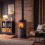 Stovax FireFX Atlas 1 Single Front Window Woodburning Stove - 6.2kW