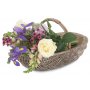Small Shallow Antique Wash Lined Trug