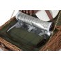 2 Person Green Tweed Classic Picnic Hamper