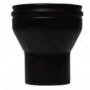5" Black Single Wall to Twin Wall Adaptor