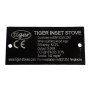 Tiger Inset Data Plate