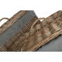 Set of 2 Antique Wash Oval Laundry Basket With Grey Sage Lining 