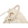 White Finish Wash Basket With White Lining