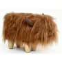 Gardeco Alba the Small Highland Cow Footstool