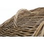 Set of 2 Square Rattan Laundry Hamper Basket