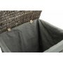 Large Square Laundry Basket With Grey Sage Lining